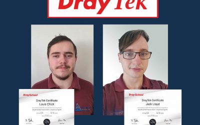 Two New DrayTek Certified Network Admins at Absolutely PC